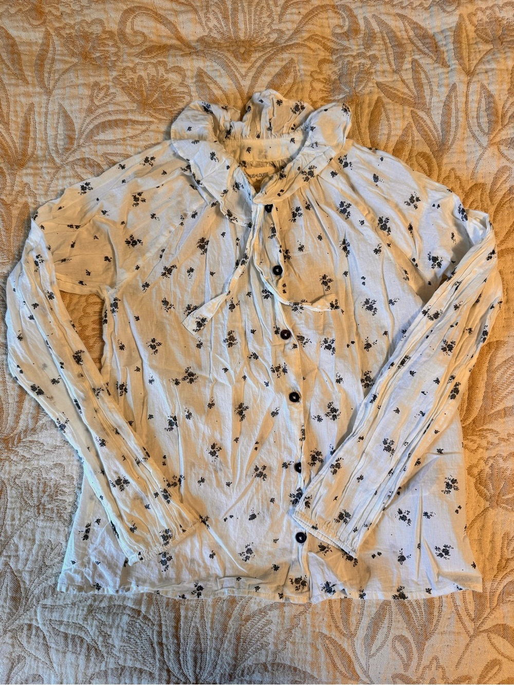 Louis Louise Paris 100% Cotton Floral Blouse | Size 12